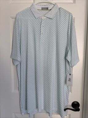 Tasc Performance Light Blue Men's Polo